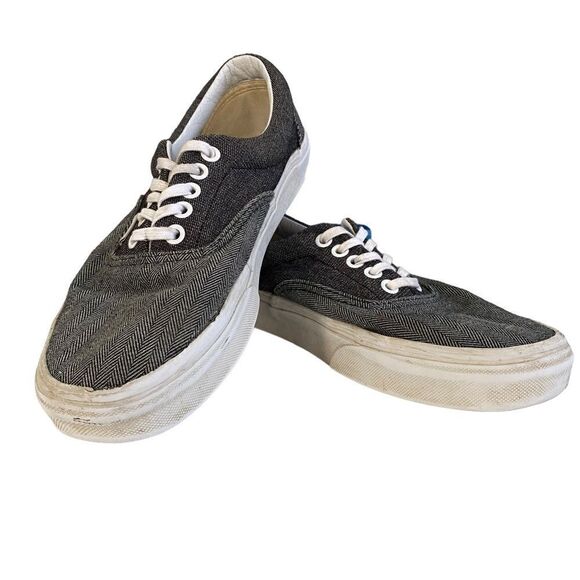 Unisex Van's Herringbone Off-the-Wall Sneaker Shoe M-7.5/ W9 - Picture 2 of 8